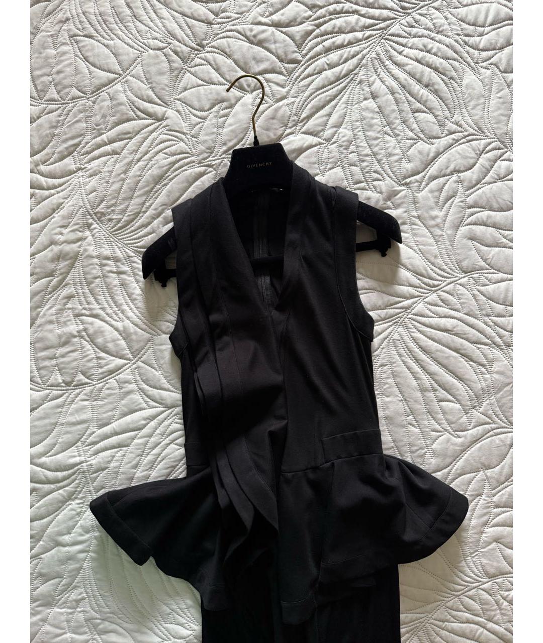 GIVENCHY Черное вискозное коктейльное платье, фото 4