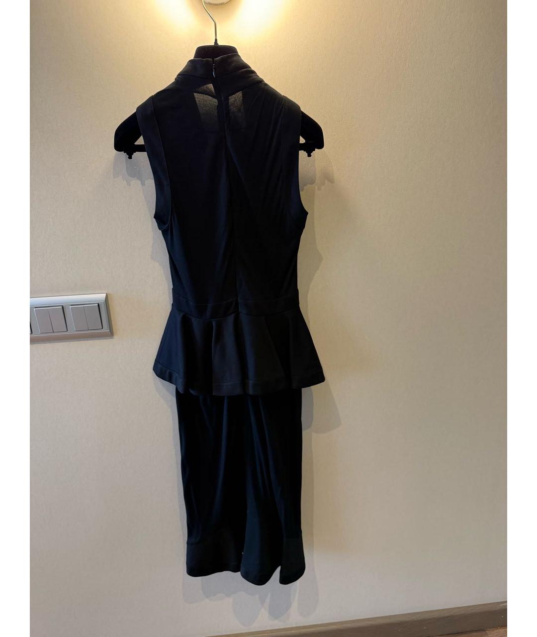 GIVENCHY Черное вискозное коктейльное платье, фото 2