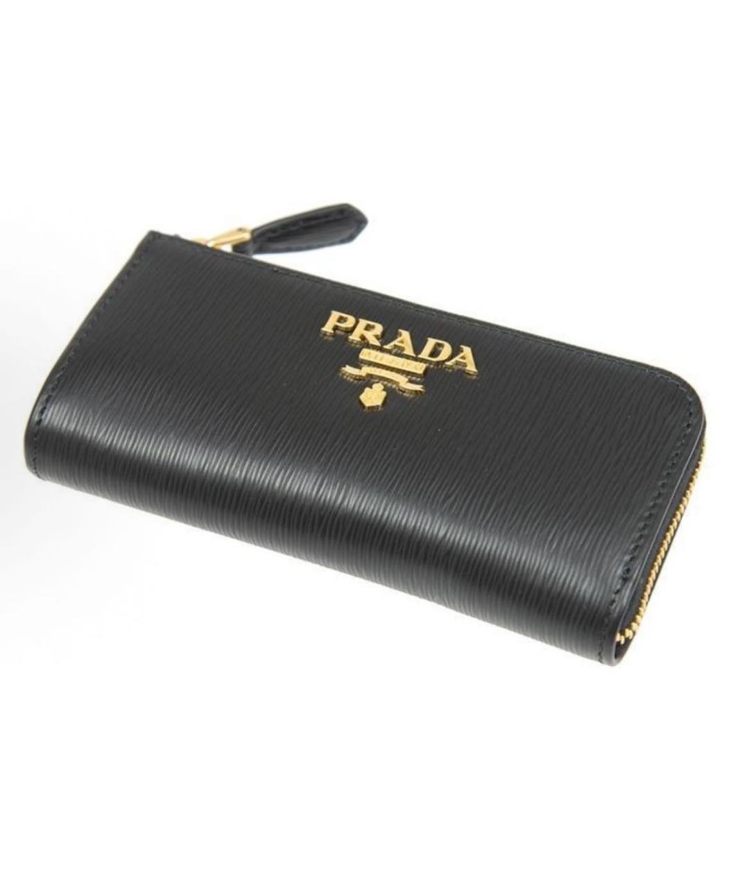 PRADA Черная ключница, фото 2