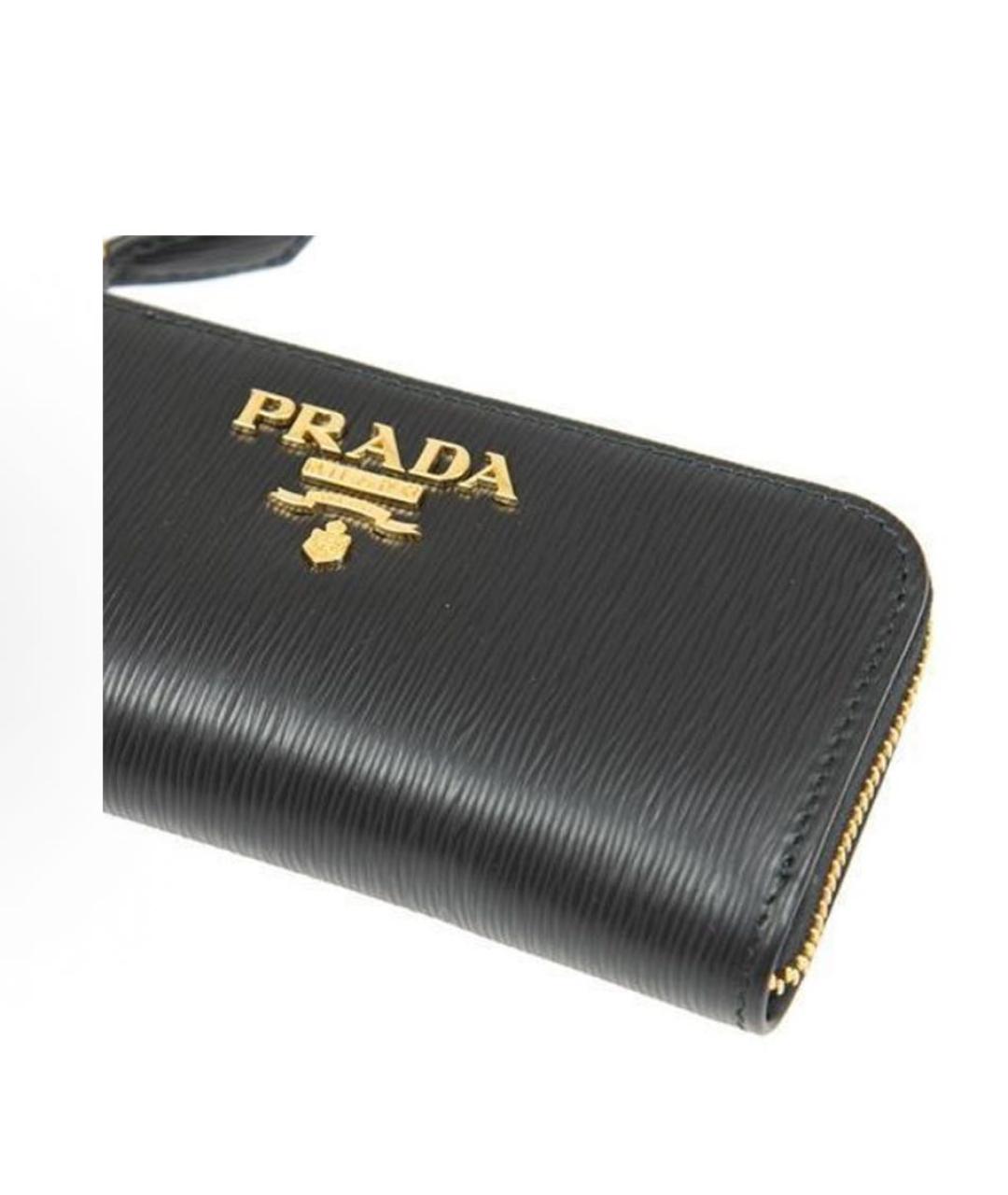 PRADA Черная ключница, фото 5