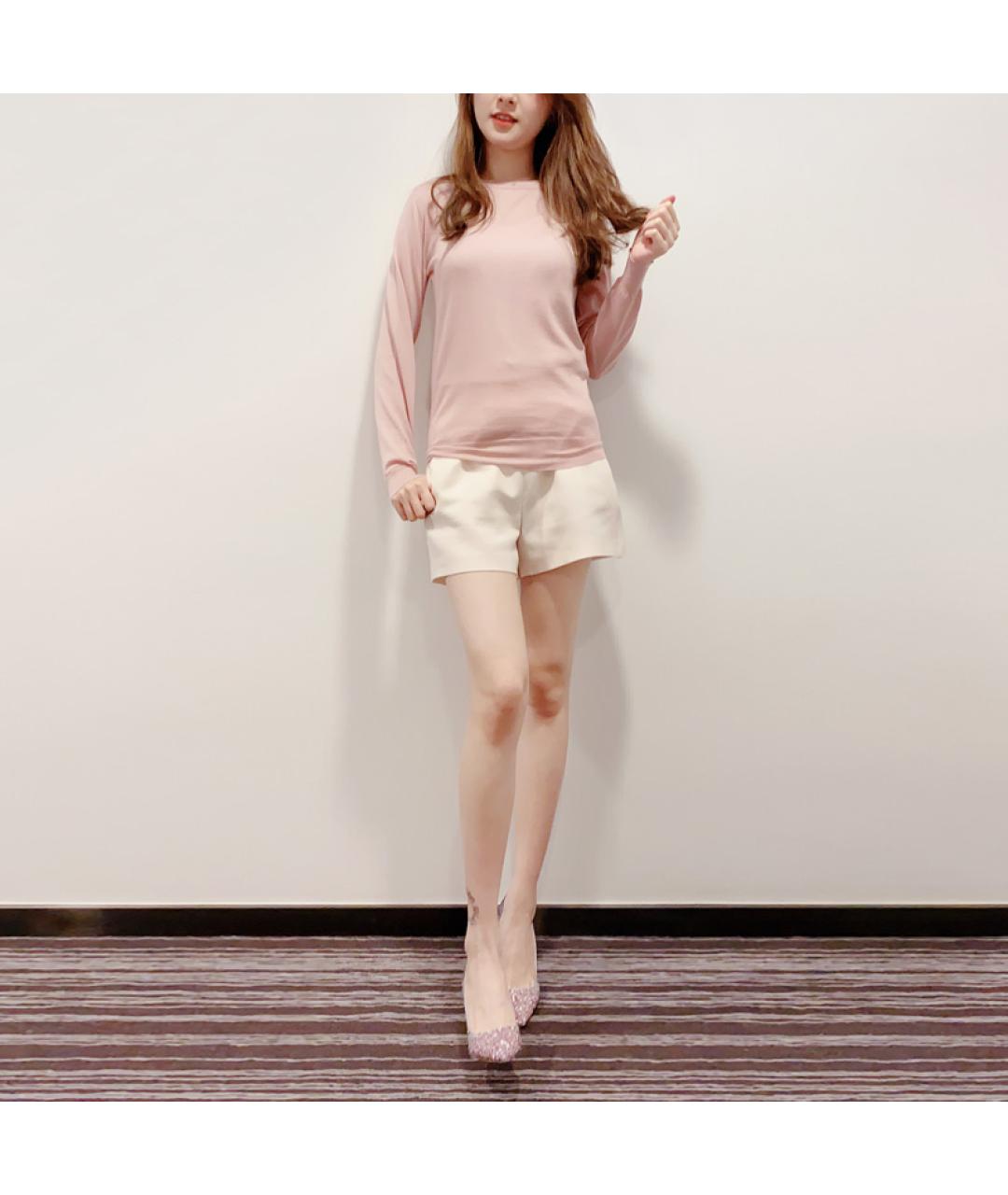 LOEWE Розовый джемпер / свитер, фото 2