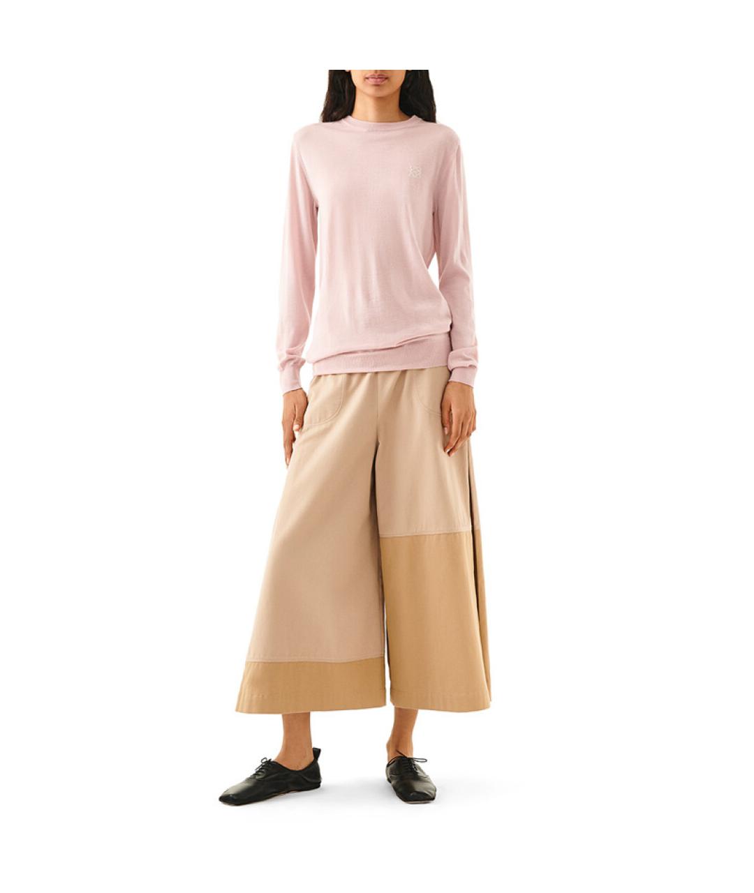 LOEWE Розовый джемпер / свитер, фото 3