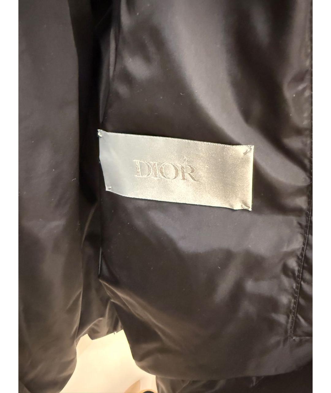 CHRISTIAN DIOR Темно-синяя полиамидовая куртка, фото 5