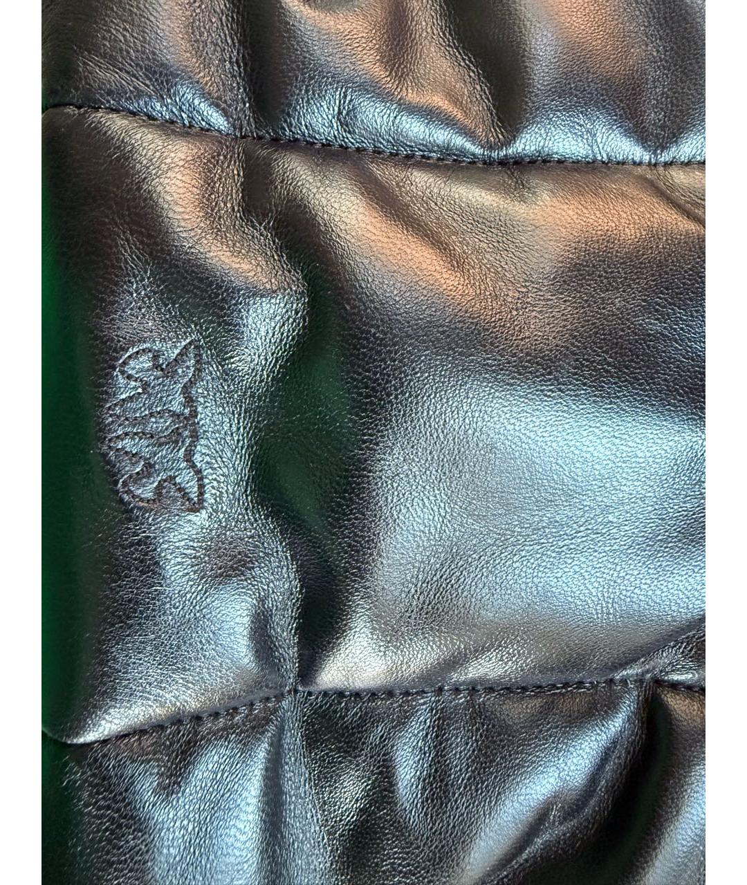 PINKO Черная кожаная сумка через плечо, фото 4