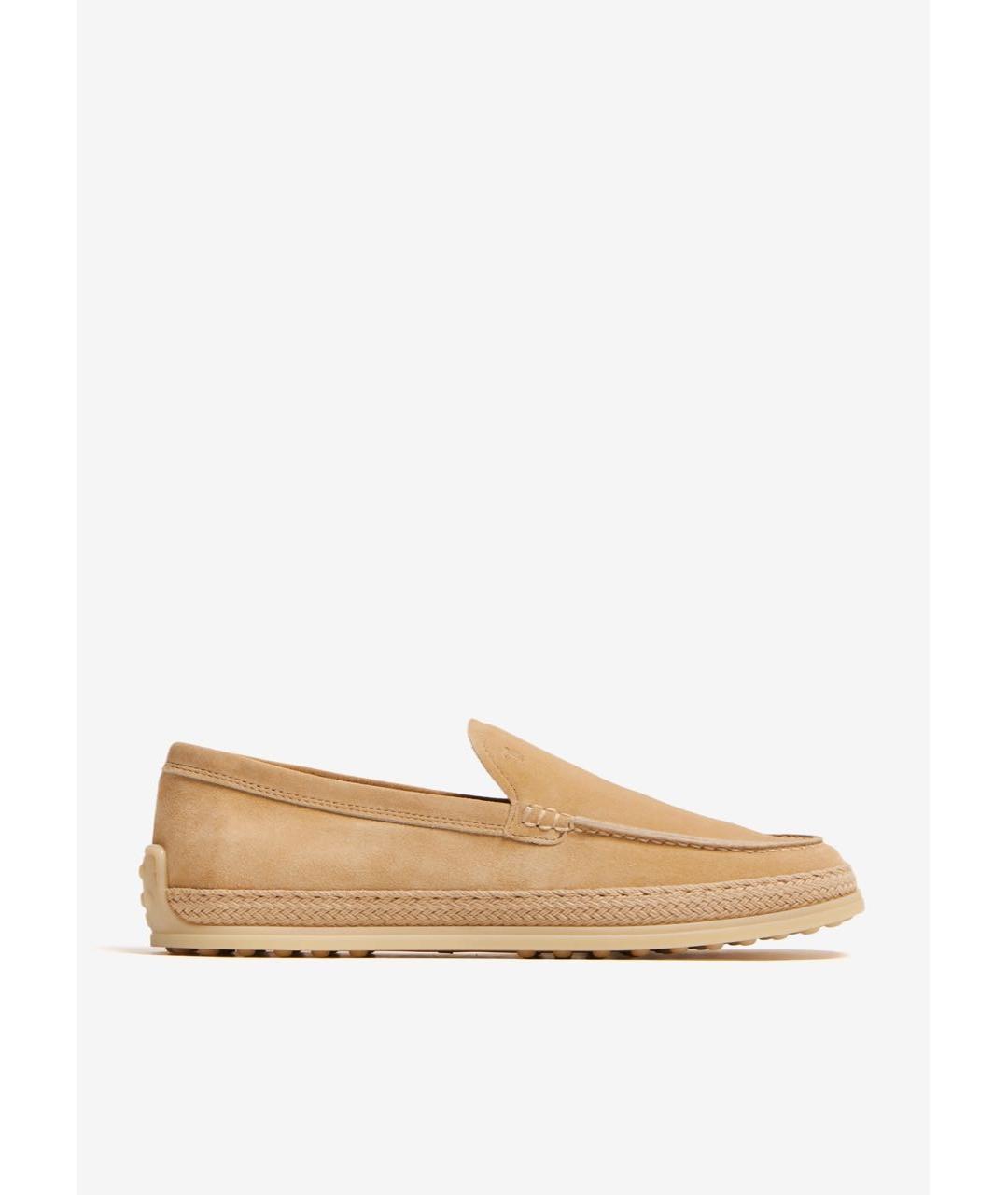 TOD'S Коричневые замшевые лоферы, фото 9