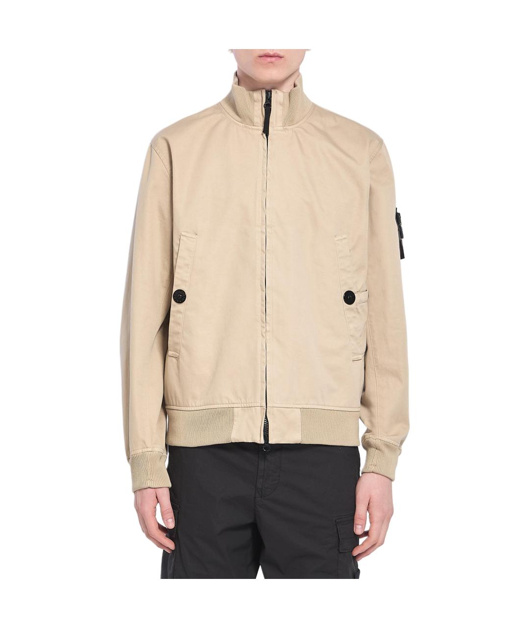 STONE ISLAND Бежевая куртка, фото 4