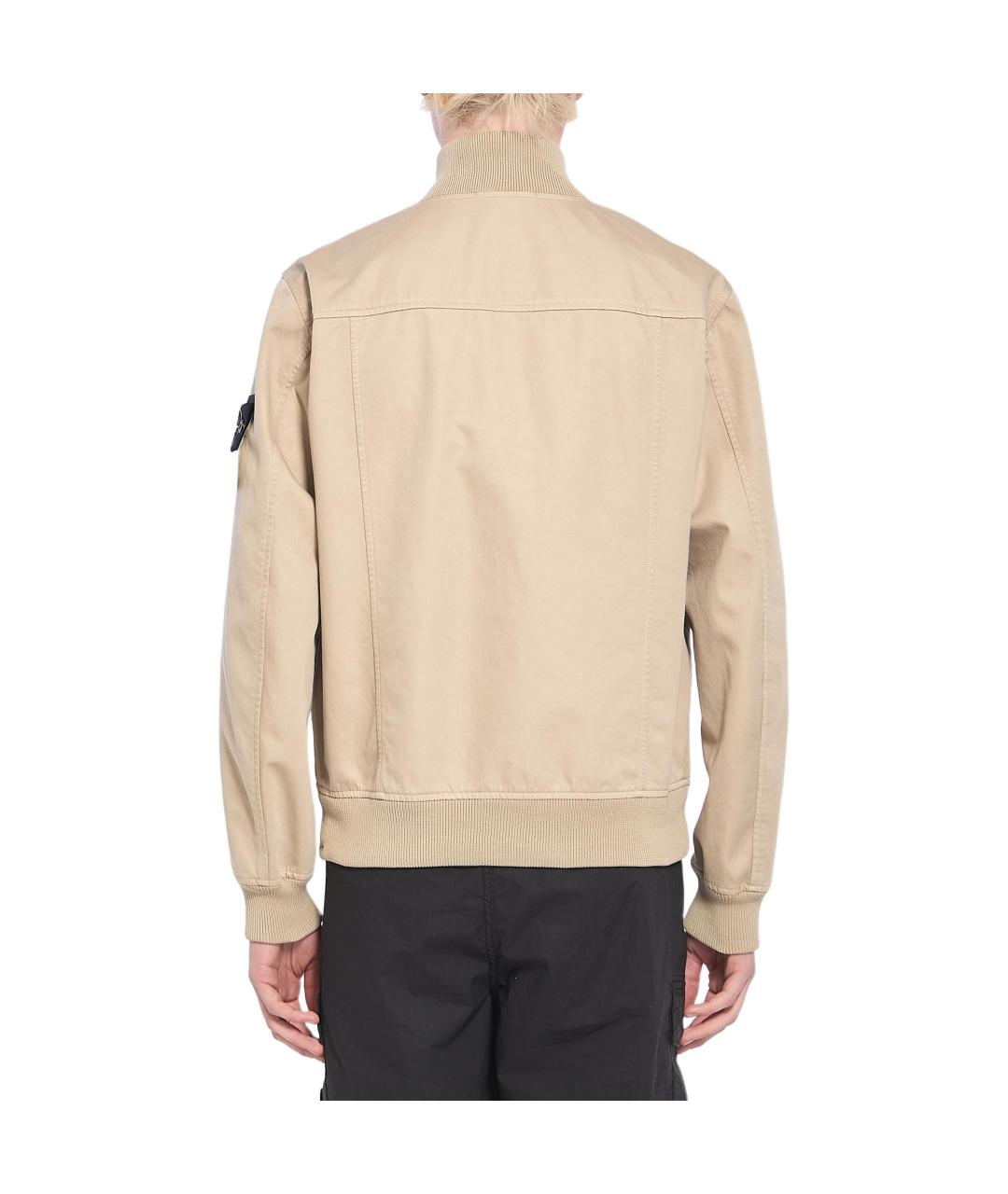 STONE ISLAND Бежевая куртка, фото 5
