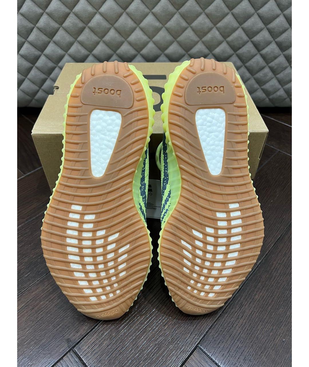 ADIDAS YEEZY Салатовые кроссовки, фото 5