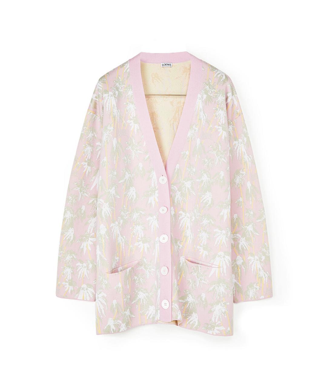 LOEWE Розовый вискозный джемпер / свитер, фото 1