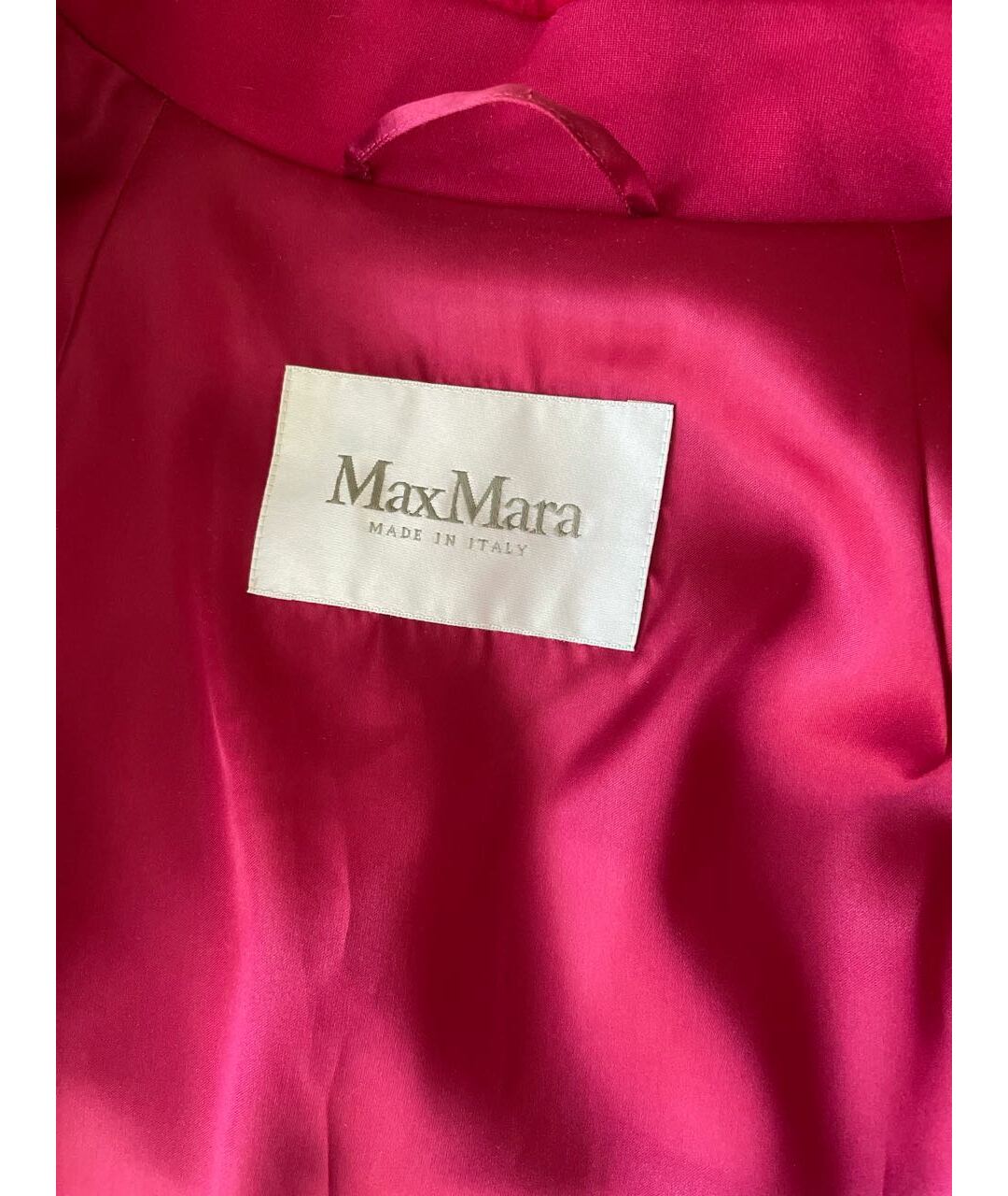 MAX MARA Фуксия шерстяная куртка, фото 3