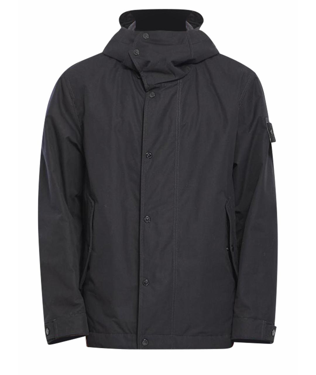 STONE ISLAND Черный пуховик, фото 1