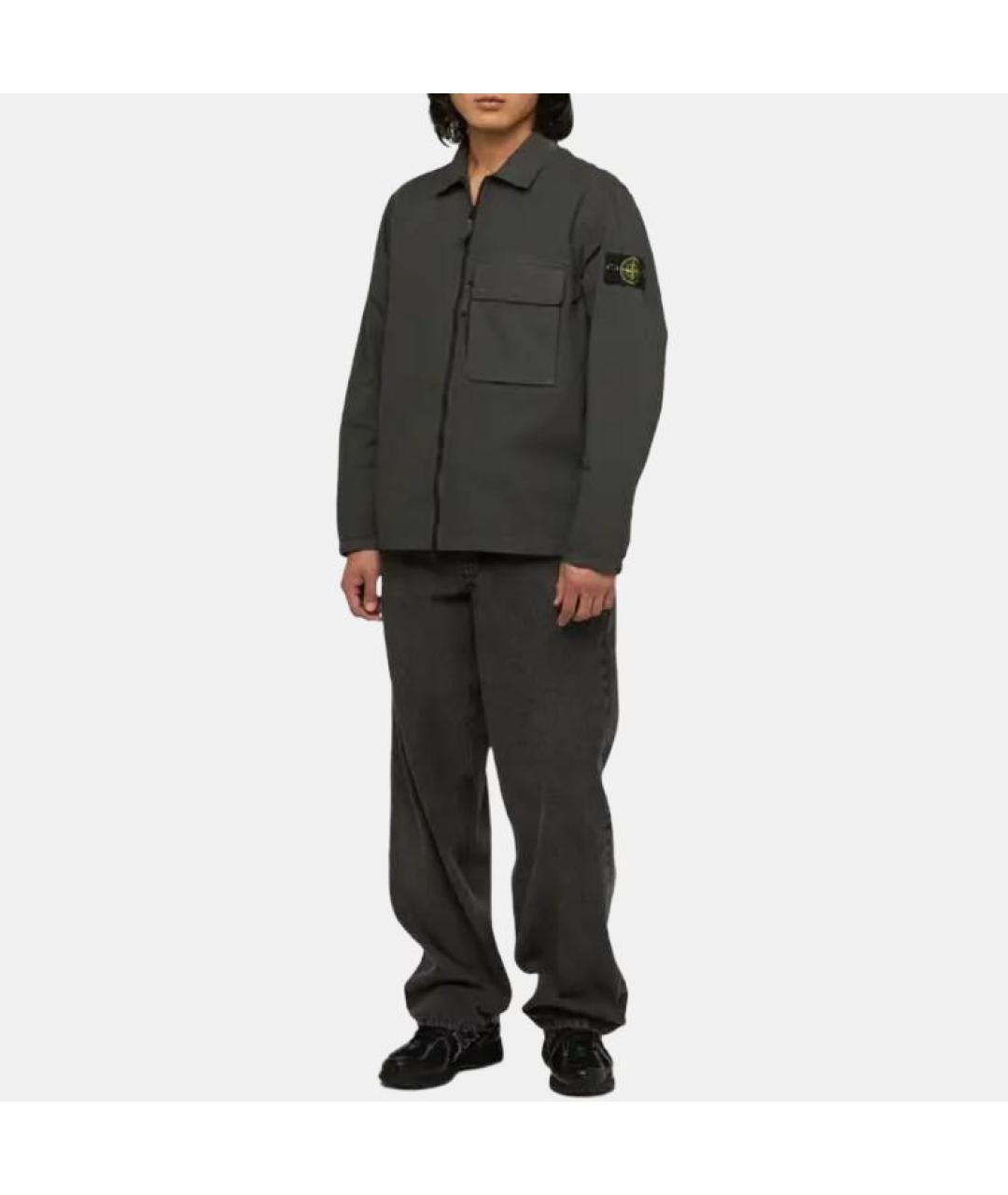 STONE ISLAND Серая куртка, фото 3