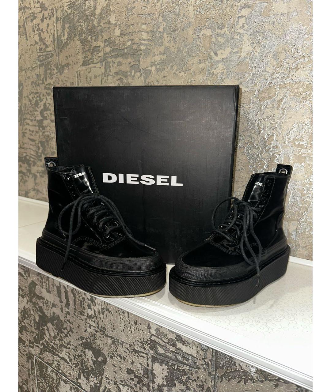 DIESEL Черные ботинки, фото 2