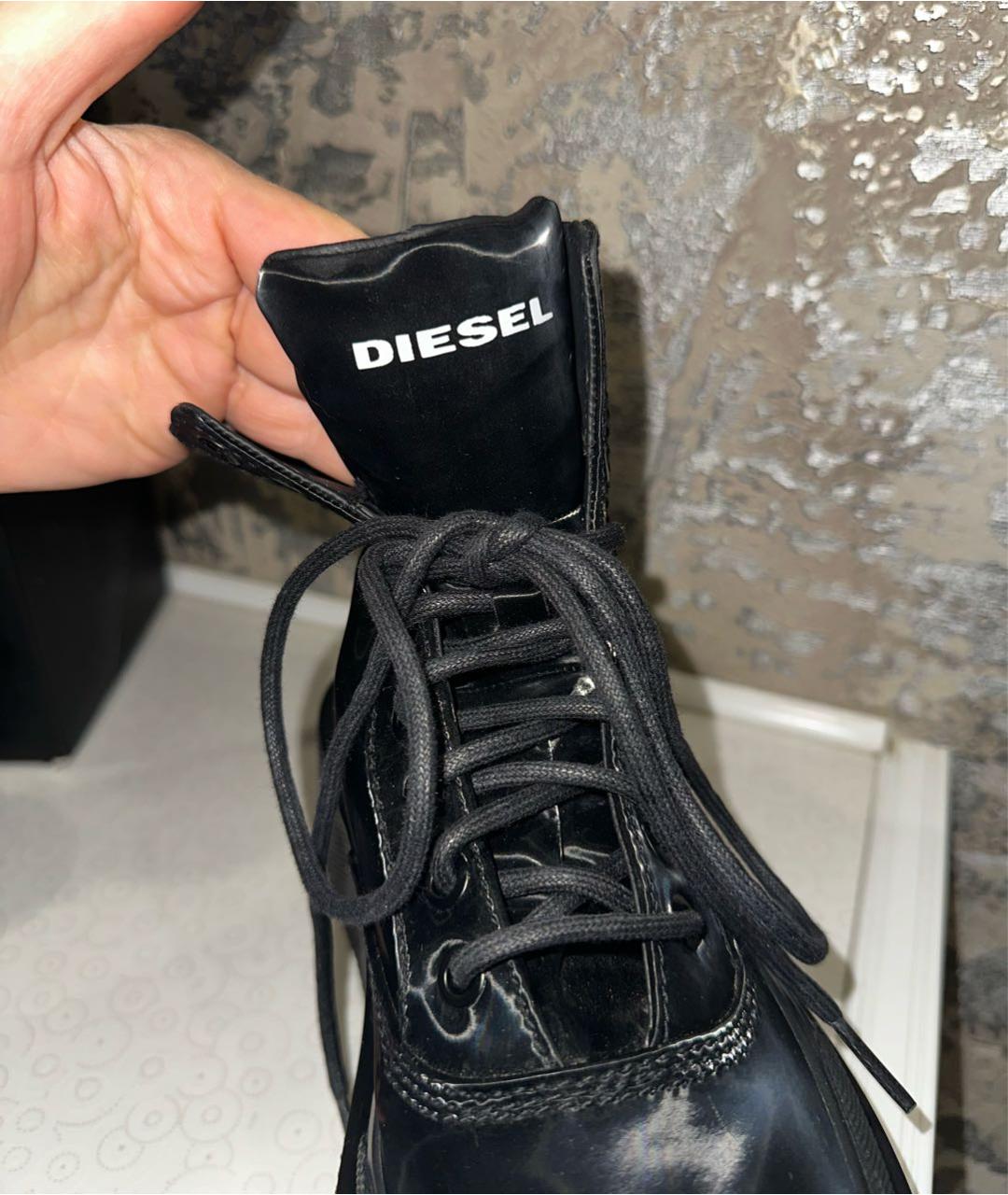 DIESEL Черные ботинки, фото 8