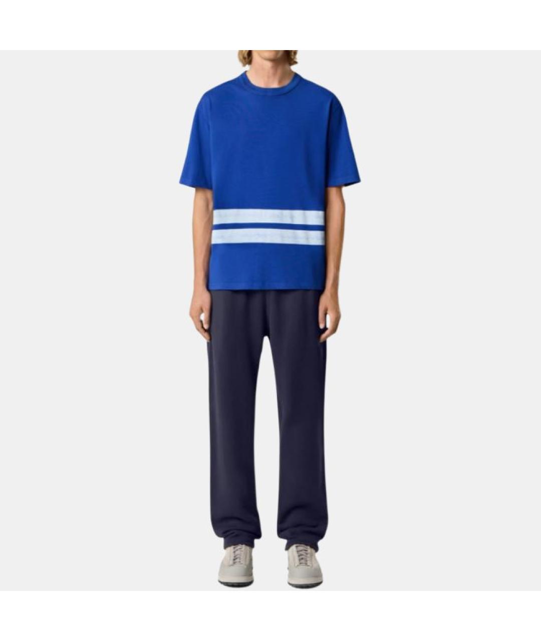 STONE ISLAND Темно-синие повседневные брюки, фото 4