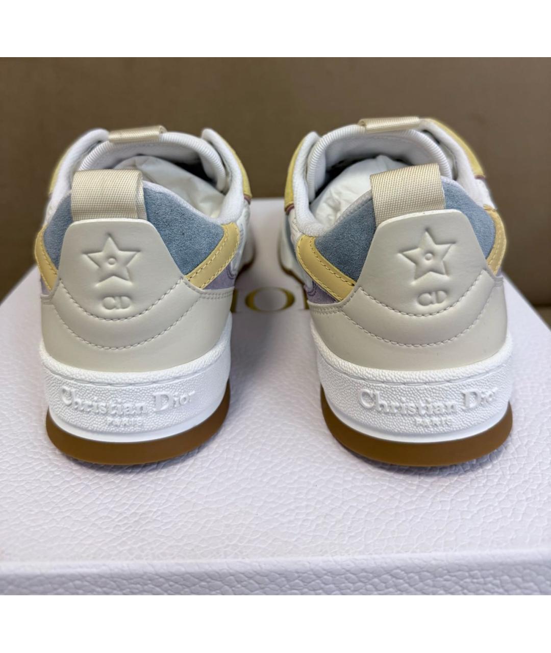 CHRISTIAN DIOR Мульти кожаные кеды, фото 4