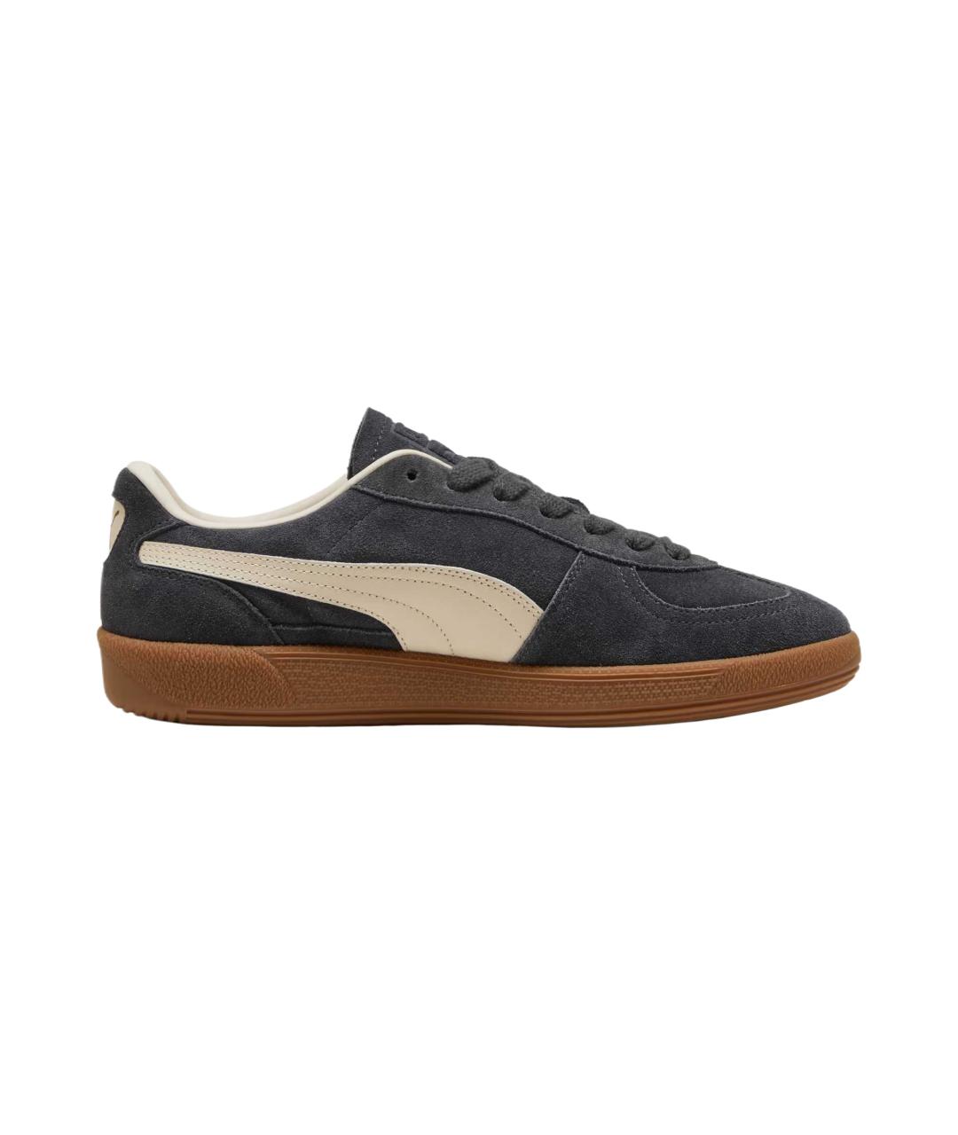 PUMA Серые кожаные кроссовки, фото 2
