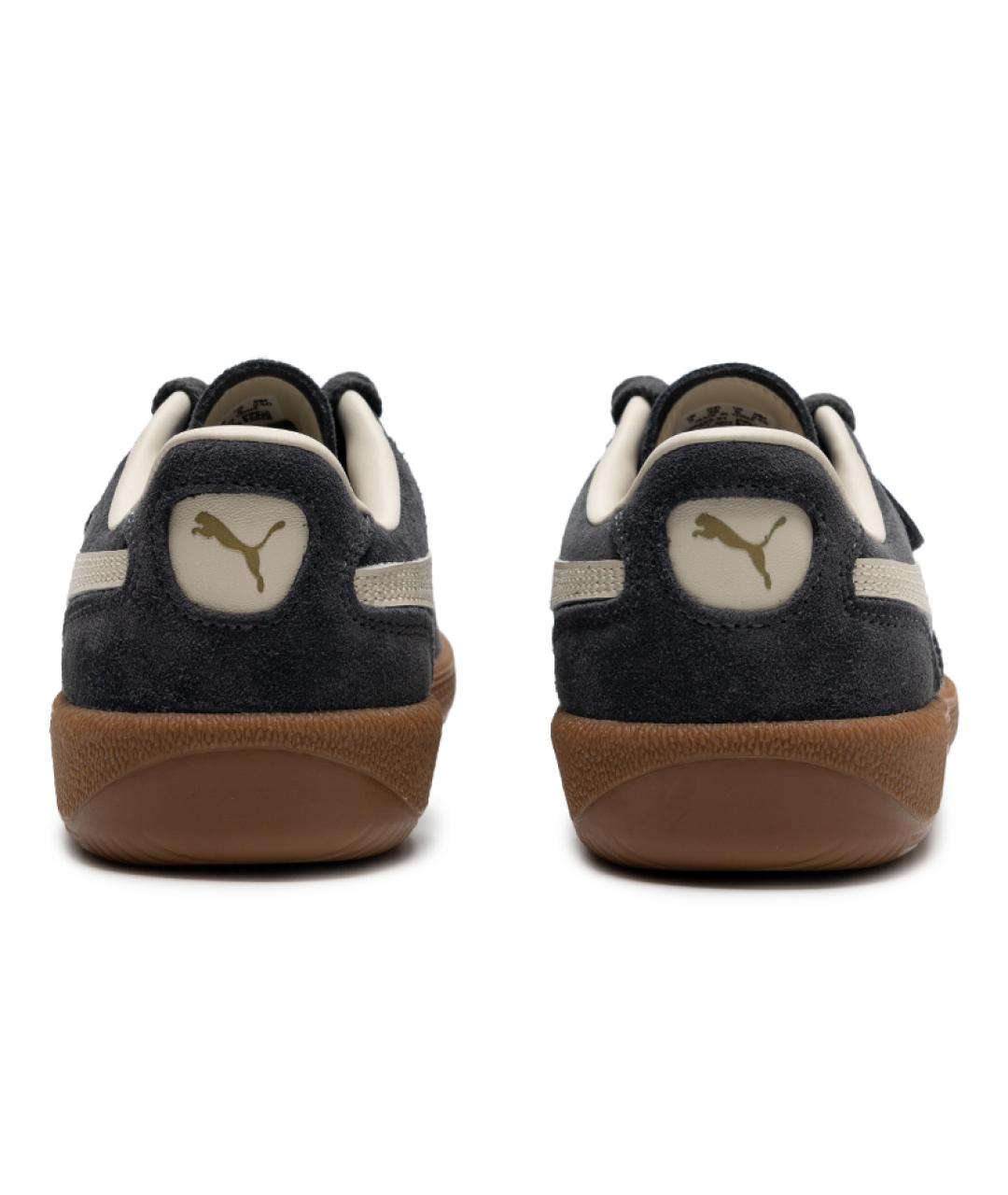 PUMA Серые кожаные кроссовки, фото 4