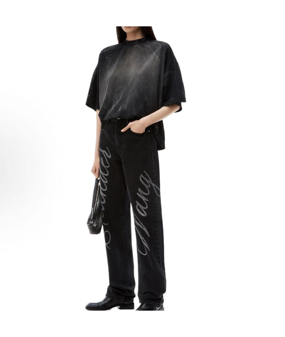 ALEXANDER WANG Черные прямые джинсы, фото 3