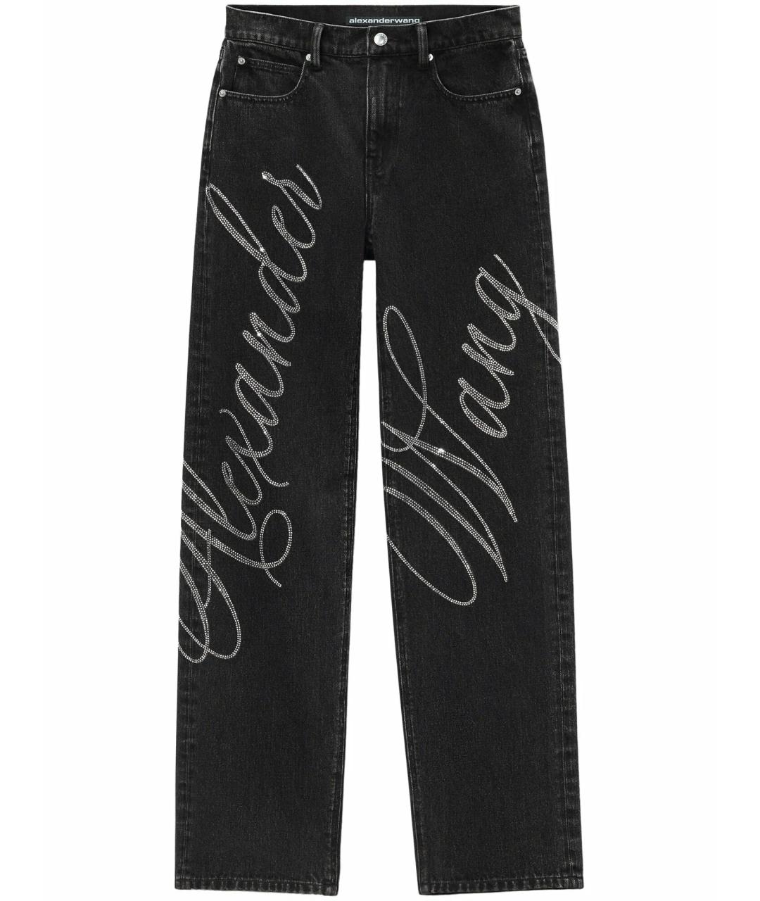 ALEXANDER WANG Черные прямые джинсы, фото 1