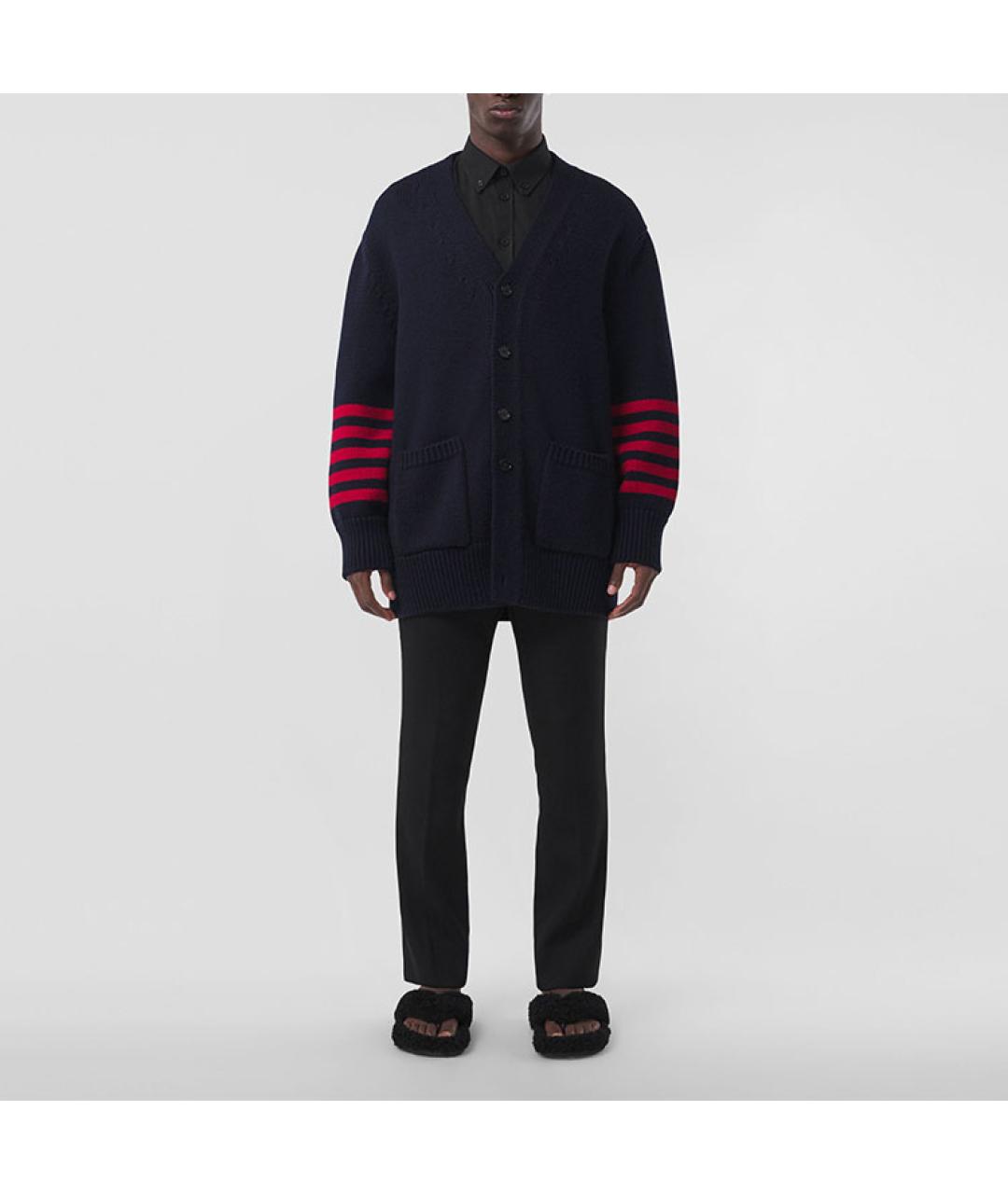 BURBERRY Темно-синий кардиган, фото 2