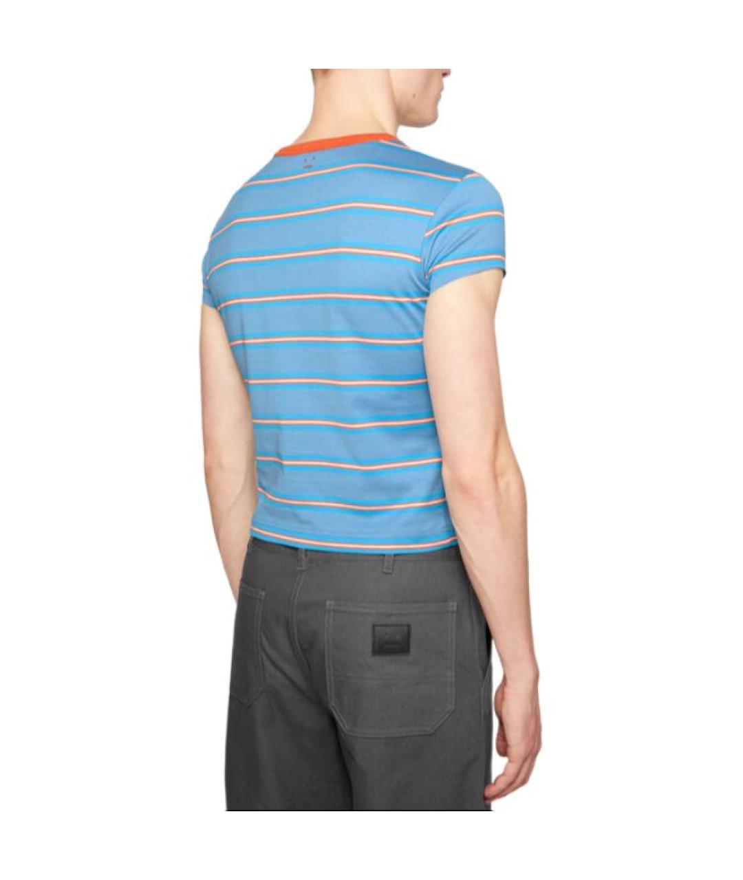 ACNE STUDIOS Синяя футболка, фото 3