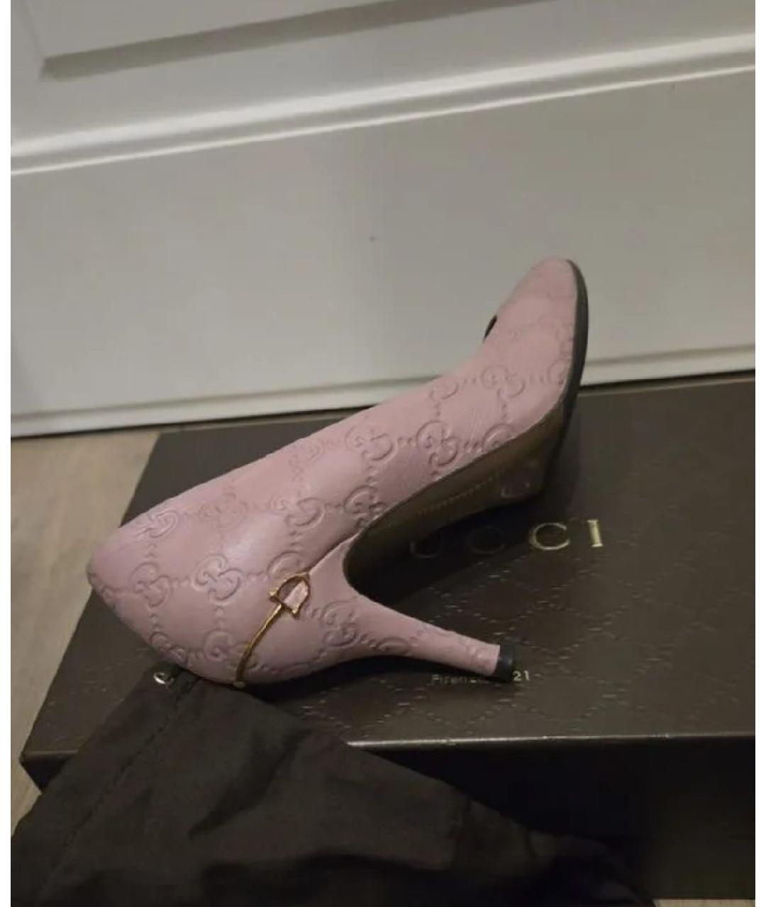GUCCI Розовые туфли, фото 3