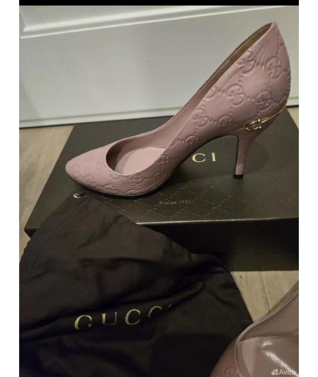 GUCCI Розовые туфли, фото 7