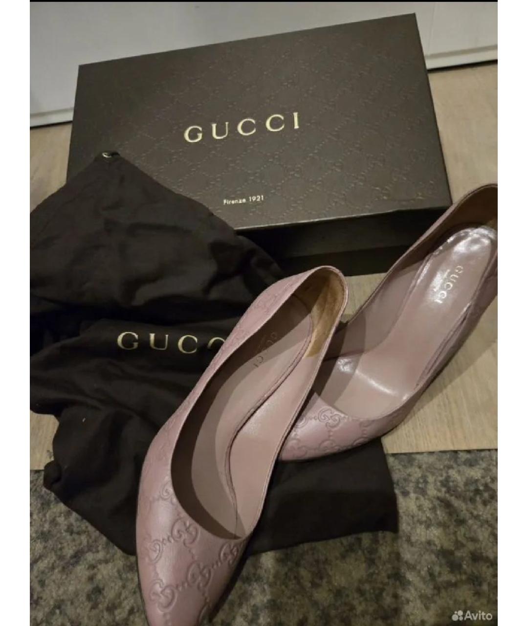 GUCCI Розовые туфли, фото 5