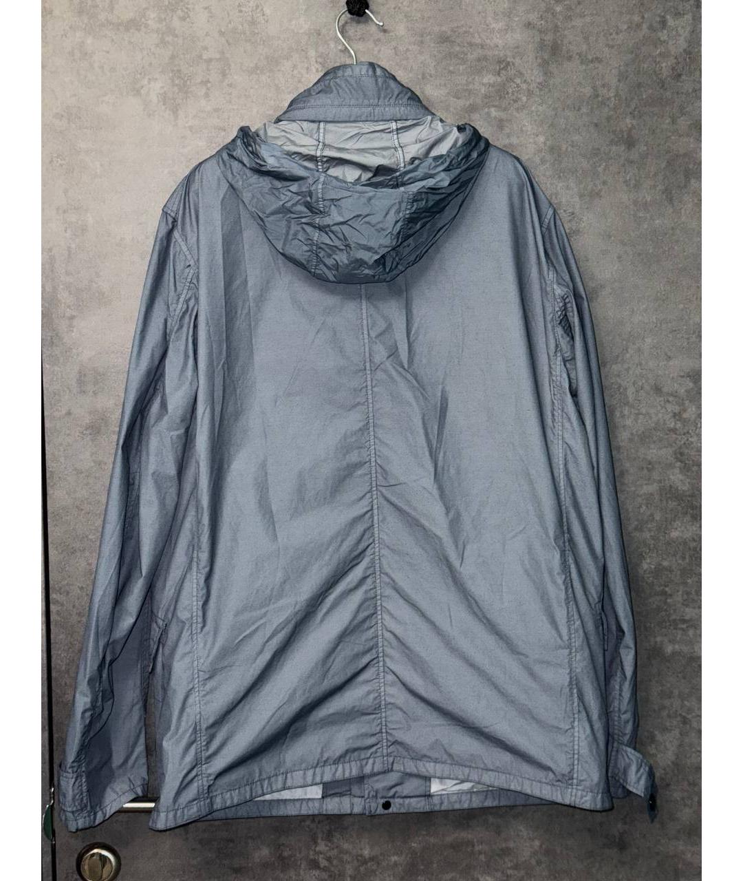 STONE ISLAND Синяя полиамидовая куртка, фото 4