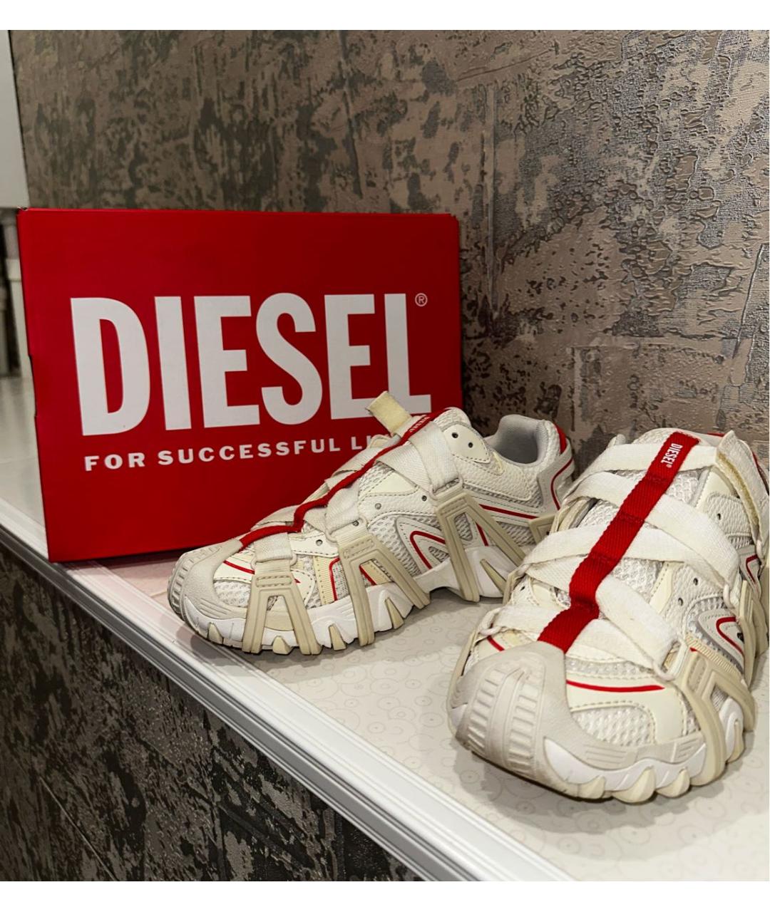 DIESEL Белые кроссовки, фото 2