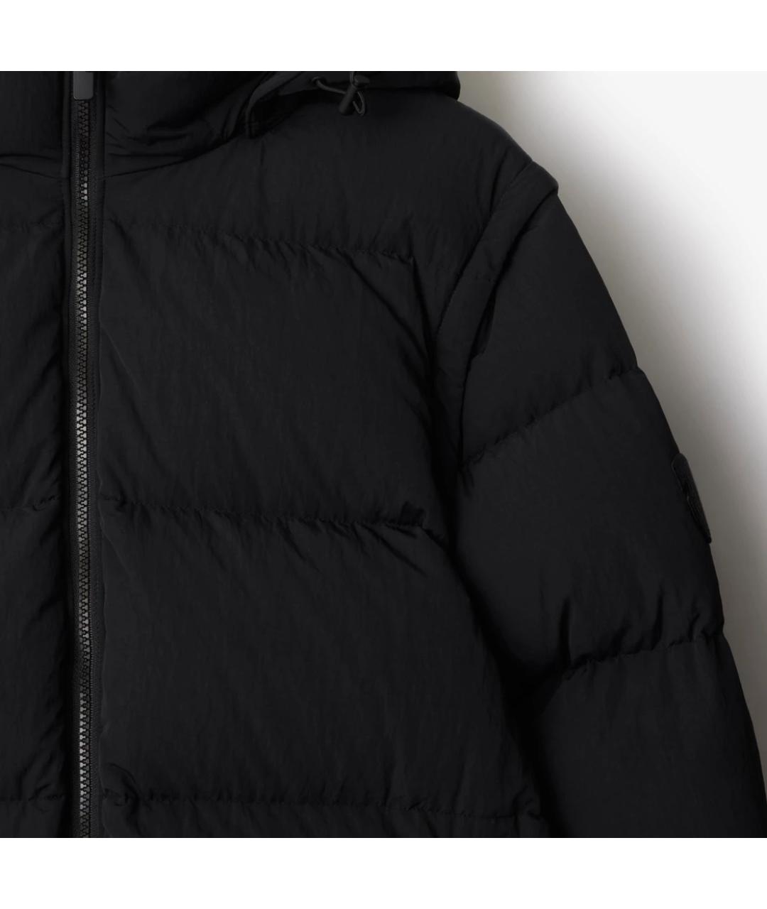 BURBERRY Черный пуховик, фото 5