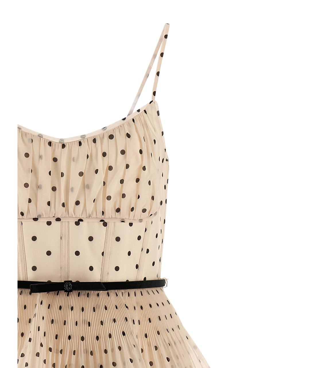 ZIMMERMANN Бежевое полиэстеровое коктейльное платье, фото 3