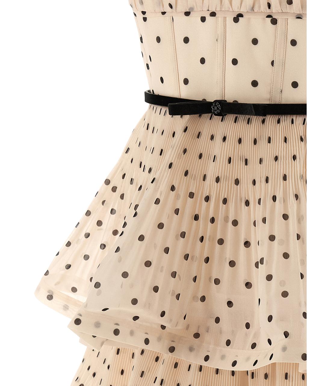 ZIMMERMANN Бежевое полиэстеровое коктейльное платье, фото 4