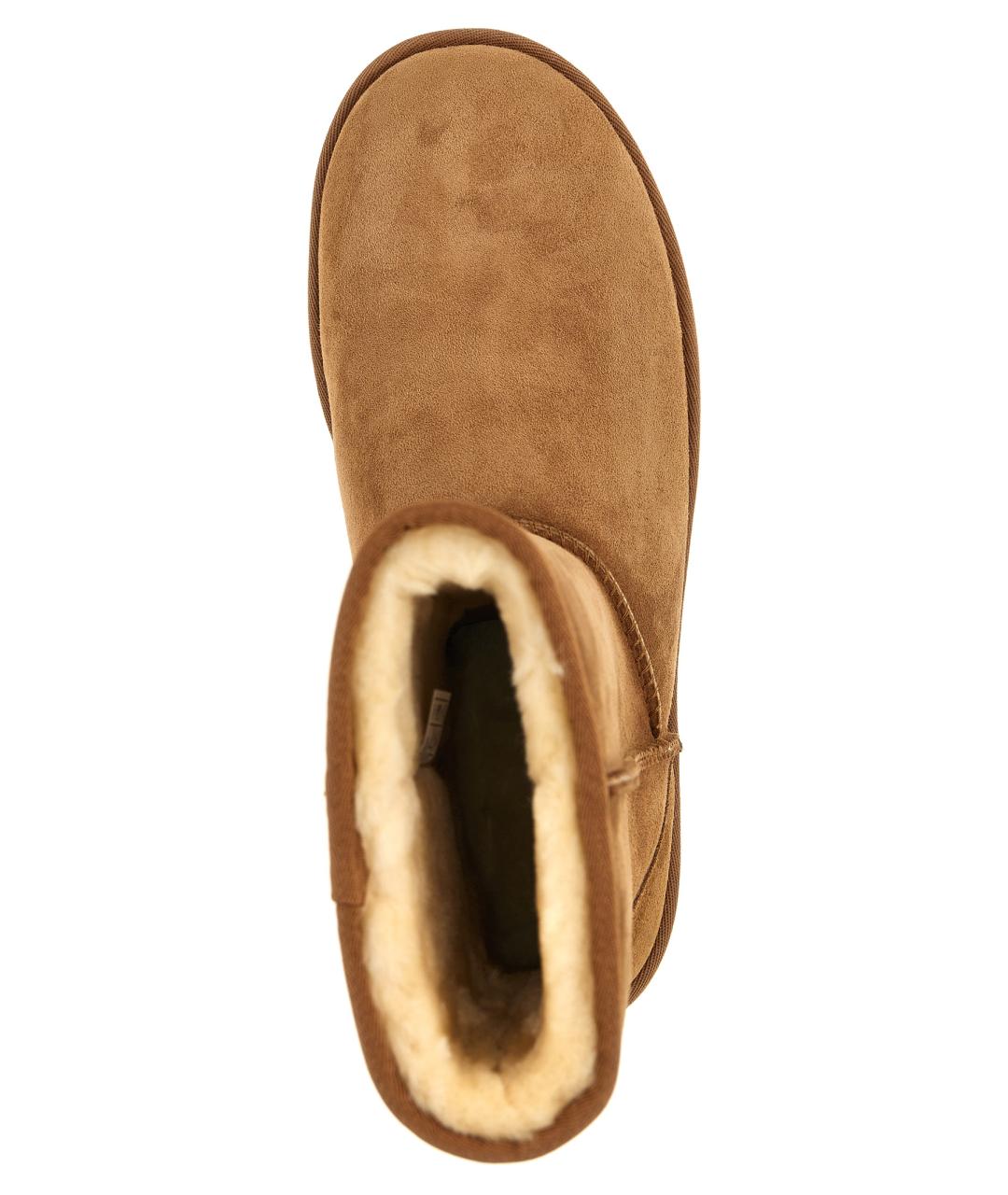 UGG AUSTRALIA Коричневые замшевые высокие ботинки, фото 4