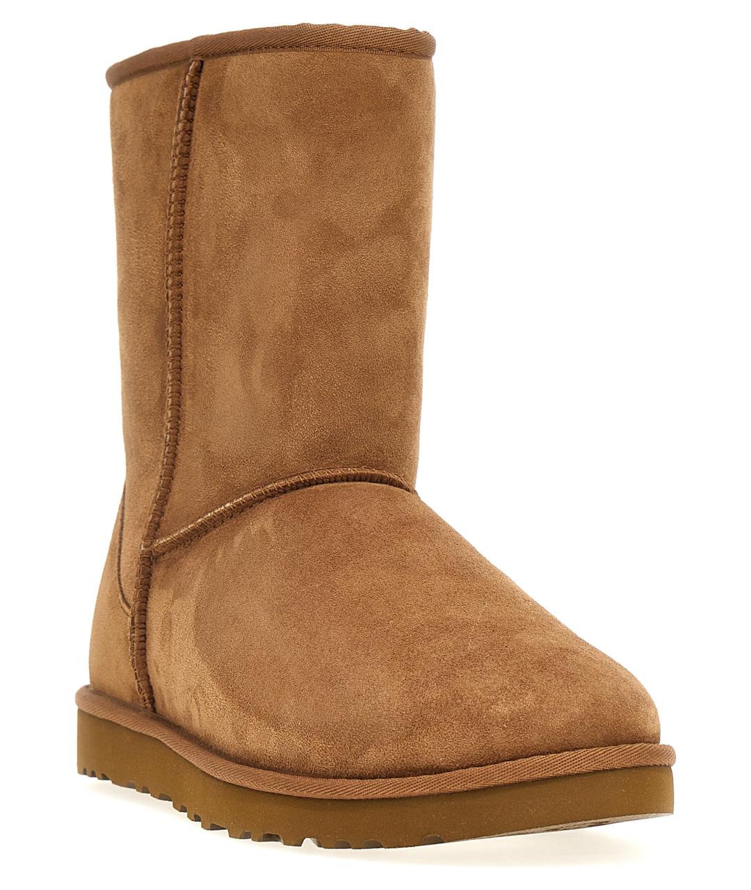 UGG AUSTRALIA Коричневые замшевые высокие ботинки, фото 2