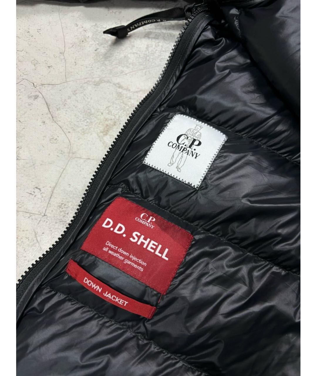 CP COMPANY Черный полиамидовый пуховик, фото 6