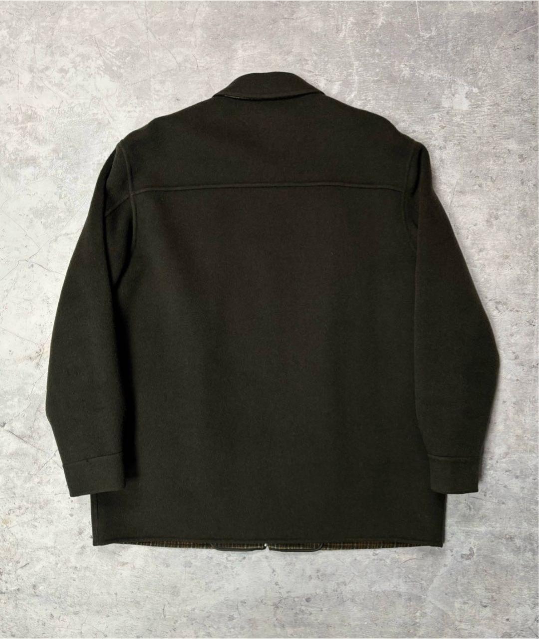 SAINT LAURENT Хаки пальто, фото 2