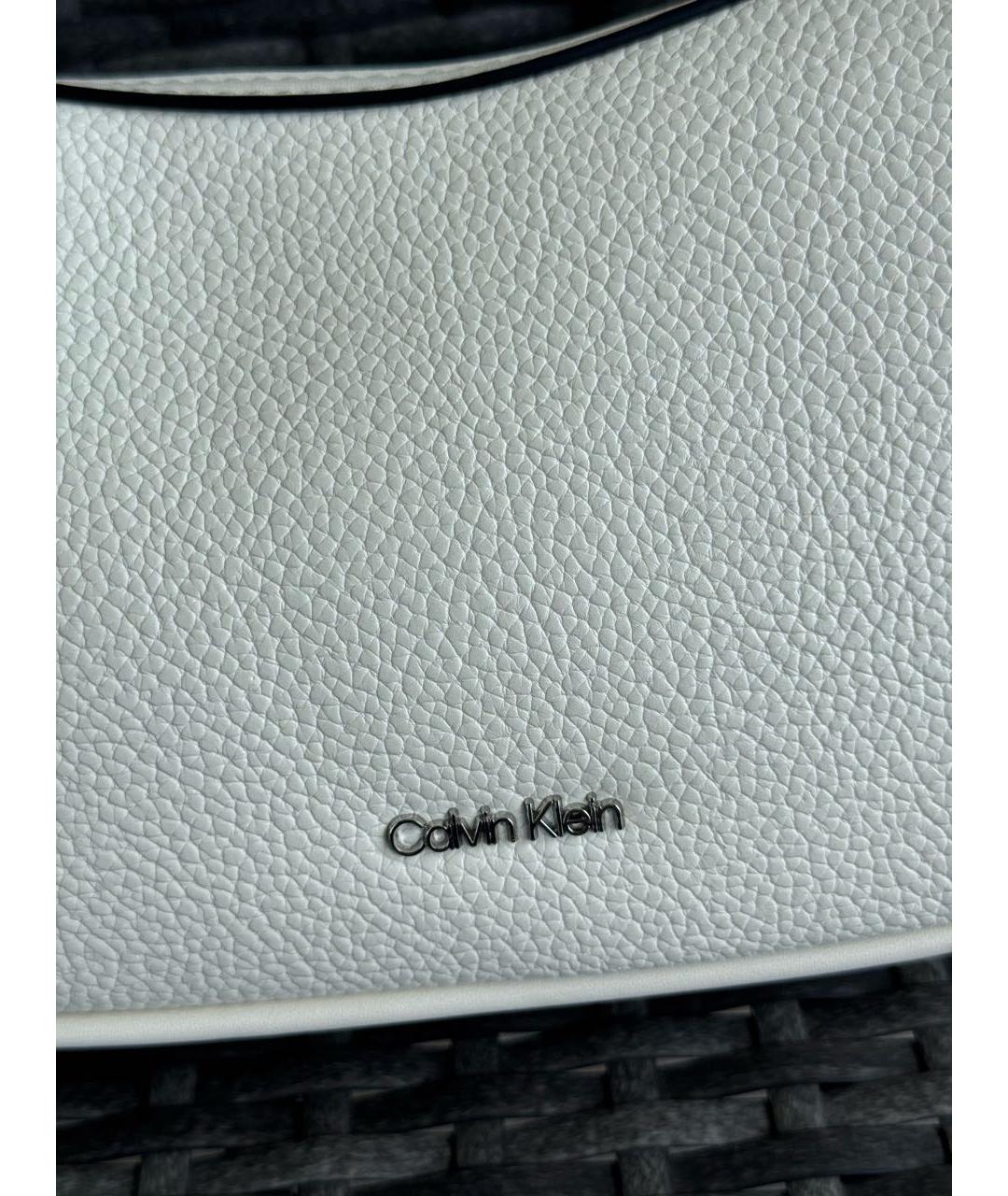 CALVIN KLEIN Бежевая сумка с короткими ручками из искусственной кожи, фото 3