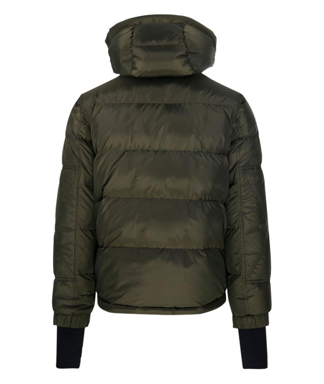 MONCLER GRENOBLE Зеленая полиэстеровая куртка, фото 2