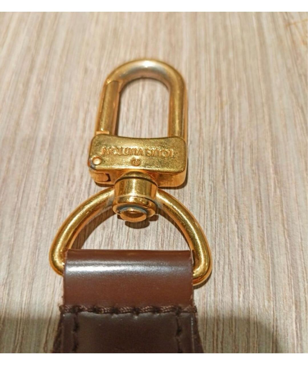 LOUIS VUITTON Коричневый портфель из искусственной кожи, фото 4