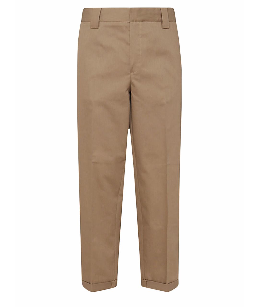 GOLDEN GOOSE DELUXE BRAND Коричневые хлопковые повседневные брюки, фото 1