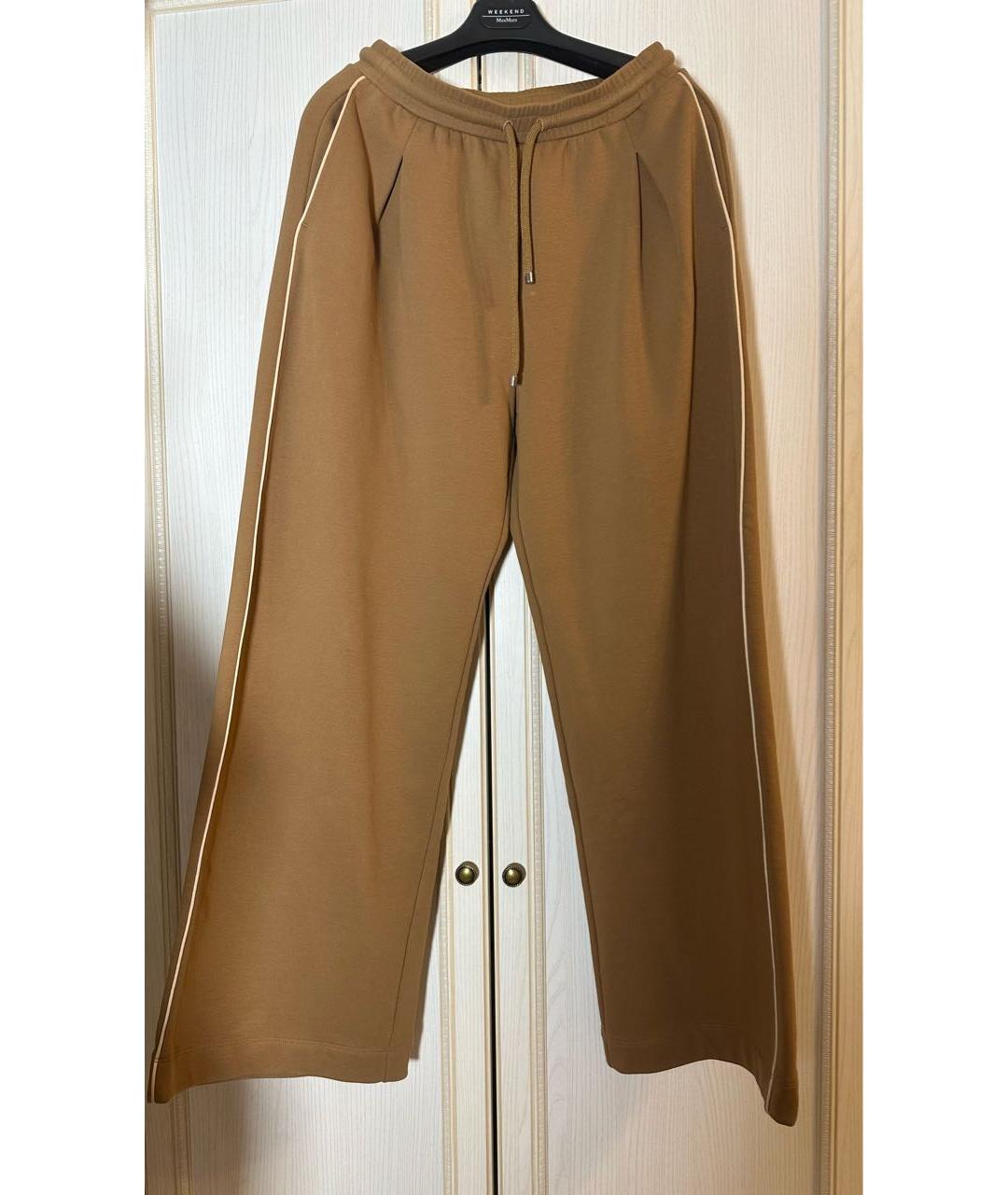 MAX MARA Горчичный хлопковый костюм с брюками, фото 2