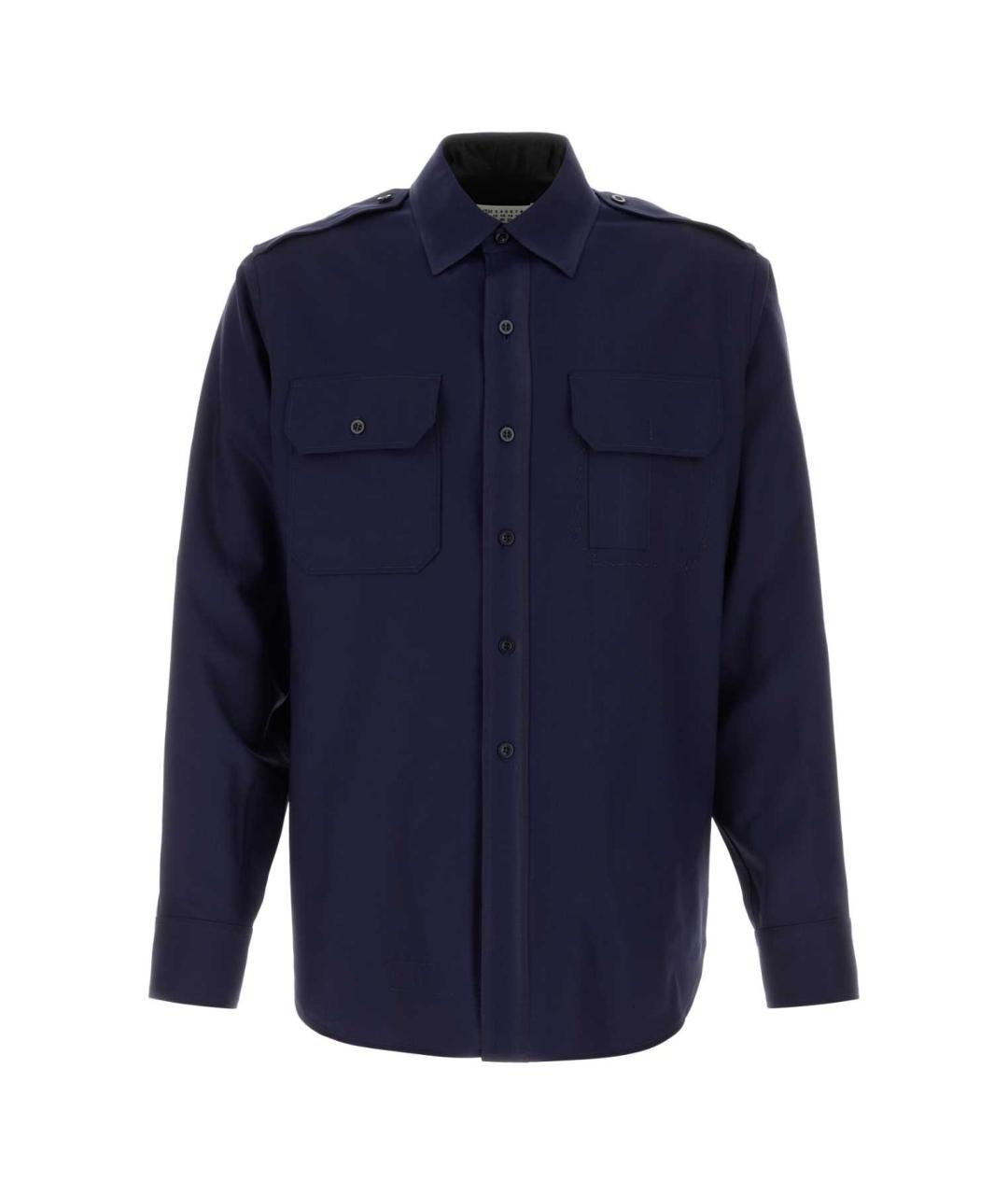 MAISON MARGIELA Синяя кэжуал рубашка, фото 1