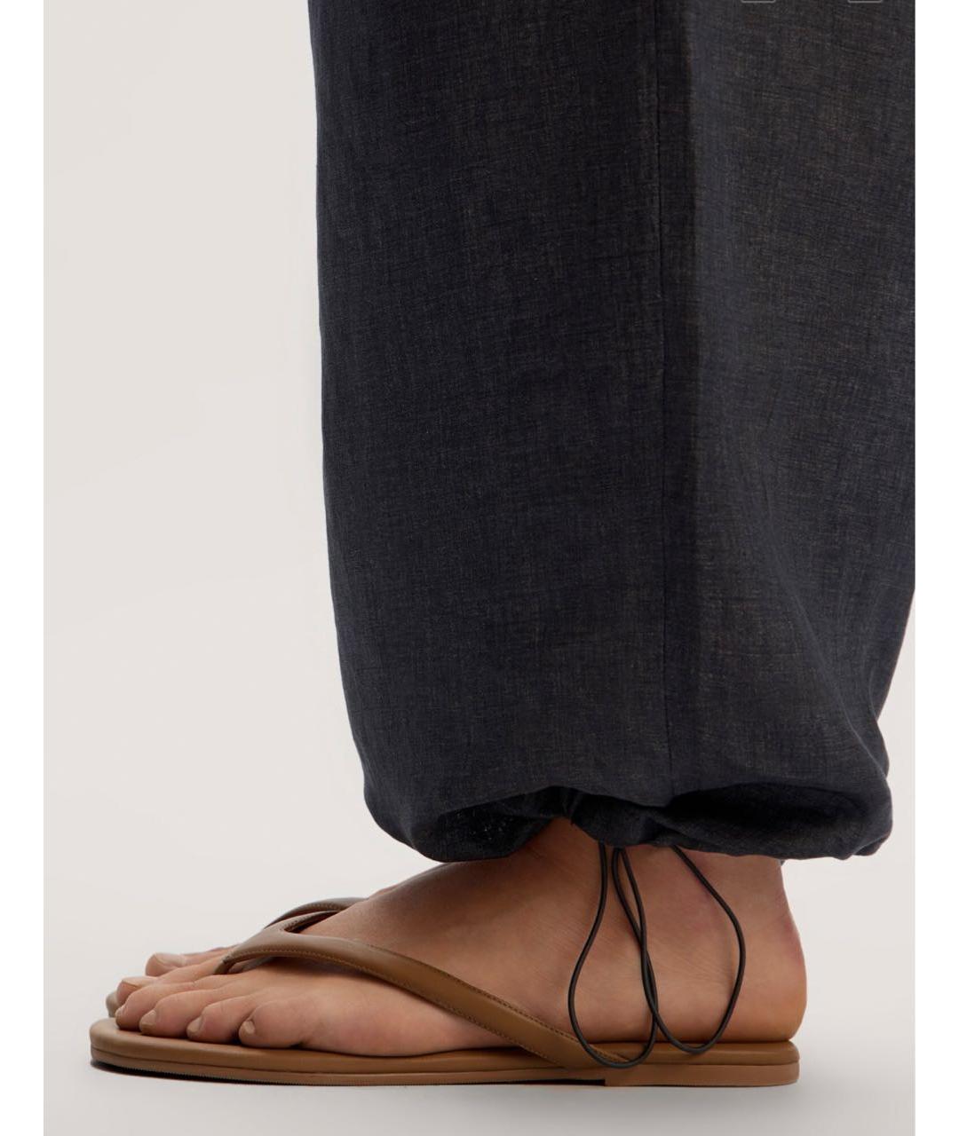 12 STOREEZ Серый льняной костюм с брюками, фото 8