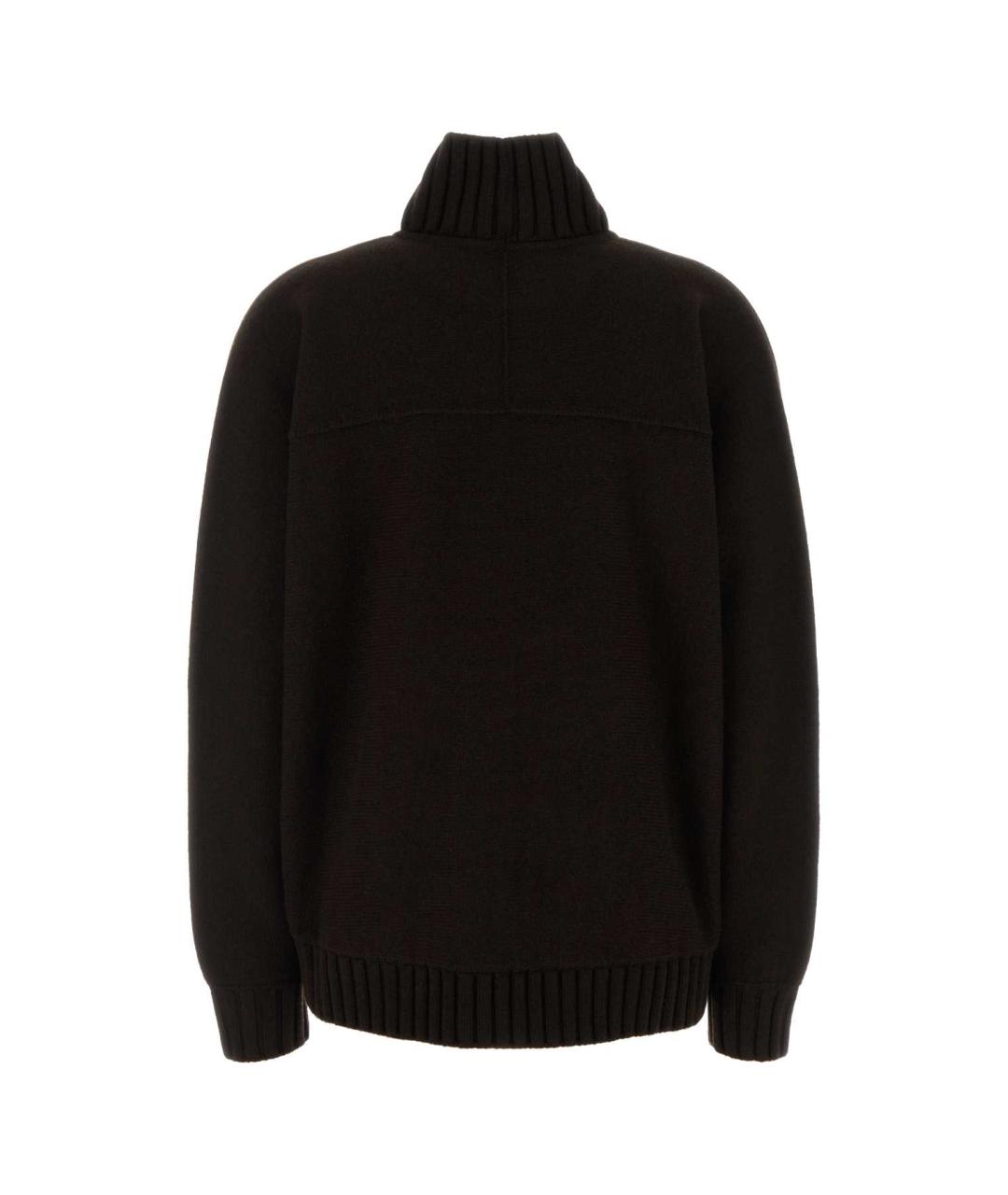 GUCCI Коричневый шерстяной джемпер / свитер, фото 2