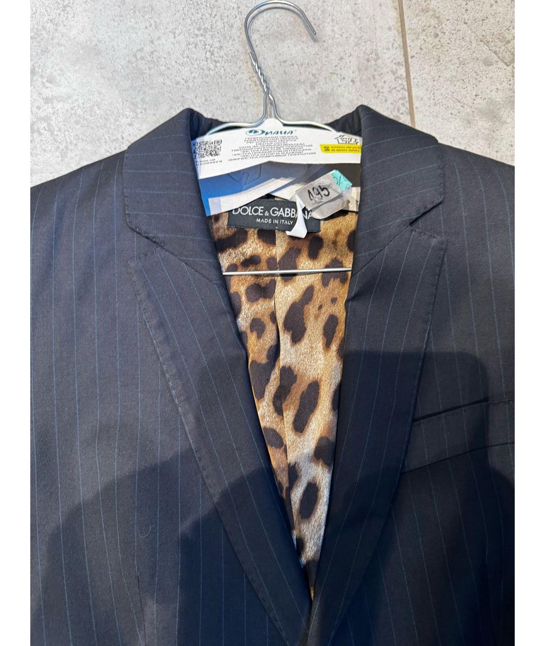 DOLCE&GABBANA Черный шерстяной жакет/пиджак, фото 3
