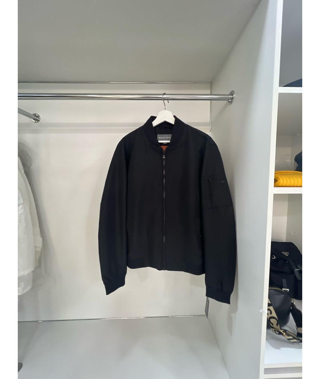 MICHAEL KORS Черная полиэстеровая куртка, фото 9