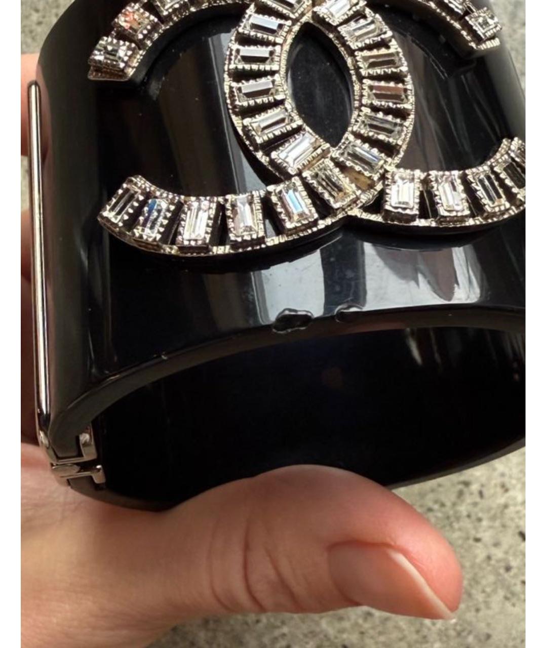CHANEL Черный браслет, фото 4