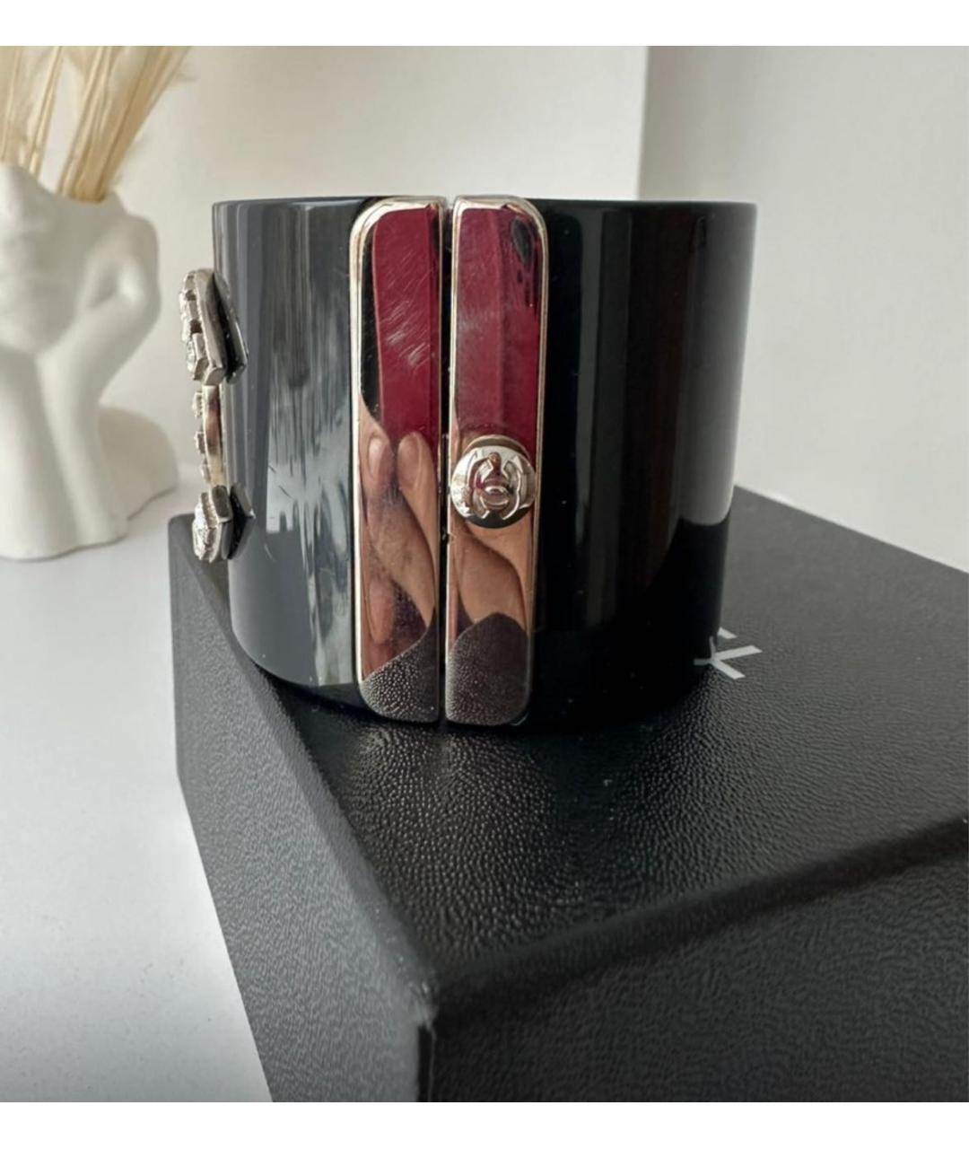 CHANEL Черный браслет, фото 3